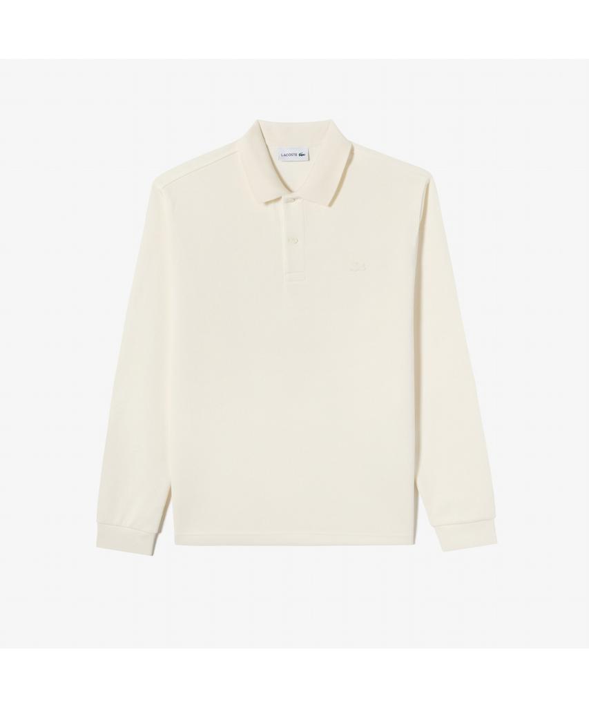 LACOSTE Men'S Rib Knit Long Sleeve Polo Shirt Ph262E-55N Xfj