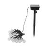Solar String Lights 20 LED IP65 Waterproof 2 Modes Decorative Outdoor Ball Lamp String for Camping