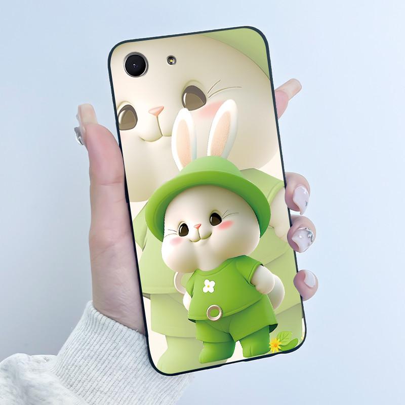 Case For sony Xperia XZ4 Compact Black Silicone Soft Case sony Xperia Ace 2019 Luxury Cute Love Rabbit Funny Cartoon Back Cover