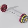 Kangqiang CPU Colored Rubber Barbell Plate