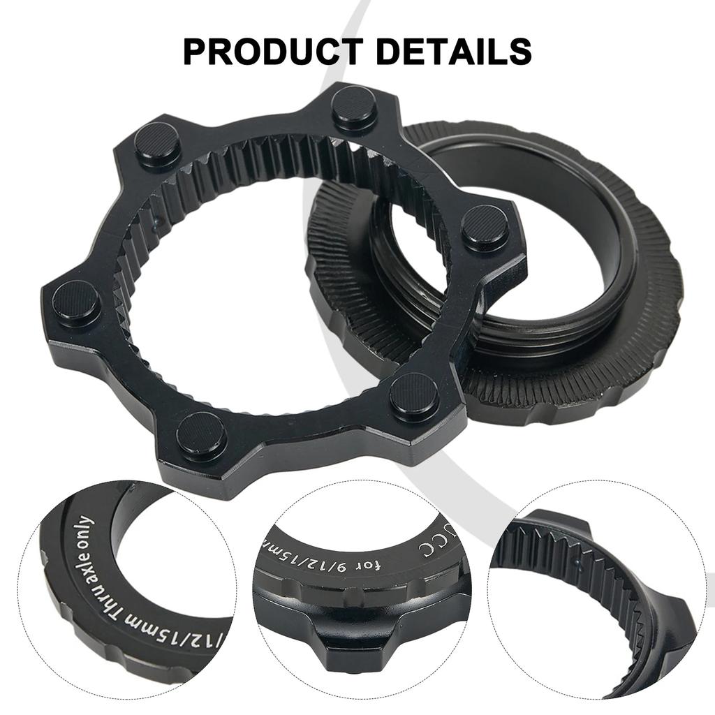 Bicycles Center Lock To 6-Bolt Brake Rotors Brake Rotor Centerlock Cap Adapter Bike Hub Disc Brake Rotor Adaptor Cycling Parts