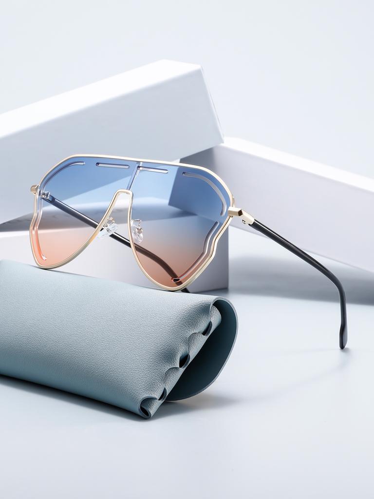 Цельные полые солнцезащитные очки Солнцезащитные очки Модные солнцезащитные очки для женщин