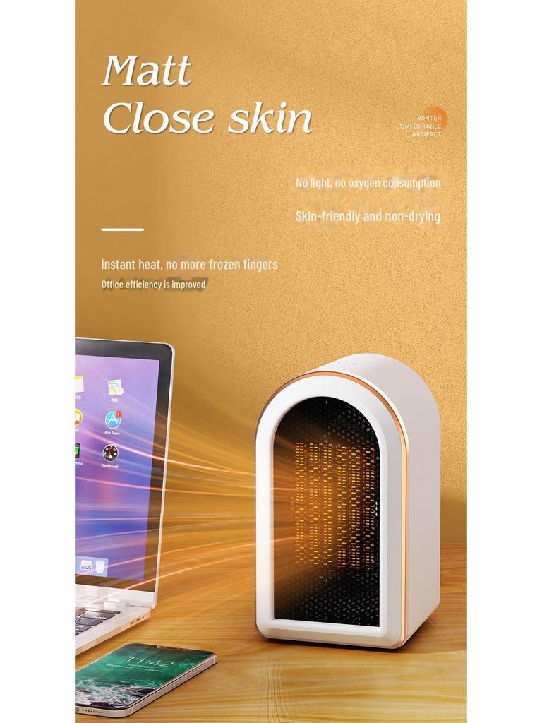 Премиальный нагреватель PTC: Компактный настольный электрический обогреватель для дома, соответствующий нормам США