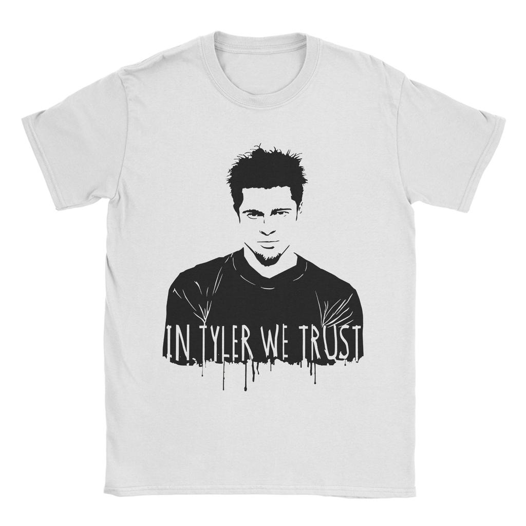 Retro Movies Fight Club TShirt for Men Women Vintage Cotton Tee Shirt Round Collar Short Sleeve T Shirt Summer Clothes