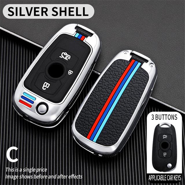 Car Key Cover for Opel Vauxhall Astra K Corsa E for Buick VERANO ENCORE GX GL6 Flip Key Case Holder Cover Accessories Keychain