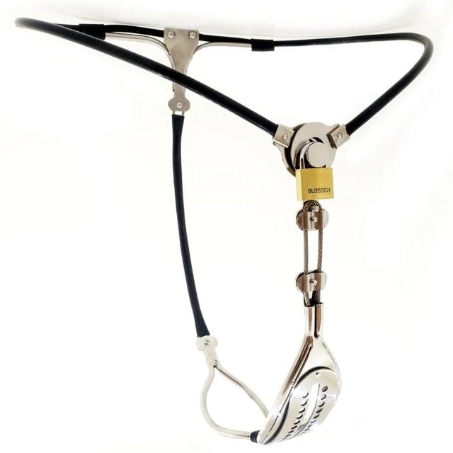 Female Light Weight Leather Chastity Belt Stainless Steel Lock BDSM Bondage Pants Sexy Underwear Sex Toys for Women Couples Game