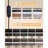 10W LED Desk Lamp with Clamp Swing Arm Eye-Caring Dimmable Desk Light 10 Brightness Levels 3 Modes USB Charging