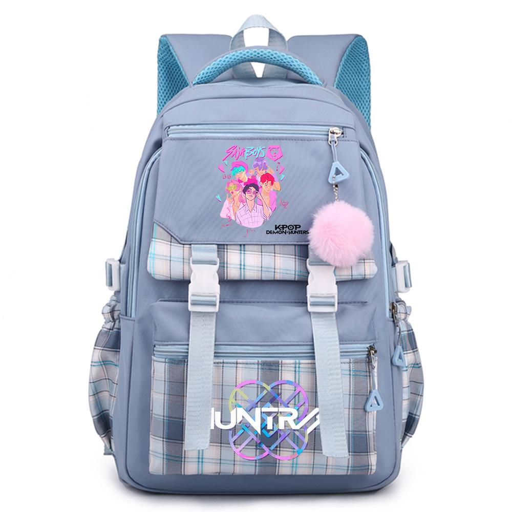 Anime Cartoon K-Pop Printed Large Capacity Backpack for Teenger Student Girl Boy Schoolbag Bookbag Kid Gift Women Waterproof Travel Bag Mochila