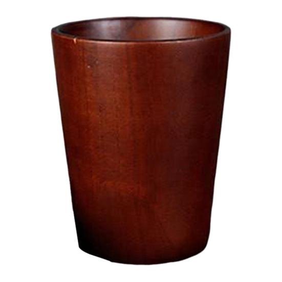 Wooden Water Cup Teacups Coffee Mug Vintage Drinking Cup for Tea Wine