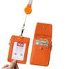 With Lanyard Neck Hanging Card Case Solid Color ID Buse Card Storage  Female/Male