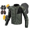 Motorcycle Protective Full Mesh Jacket For CE Standard Mesh Material Protector Silver Black L [KOMINE] JK-1283 Spring/Summer 07-1283 Men's