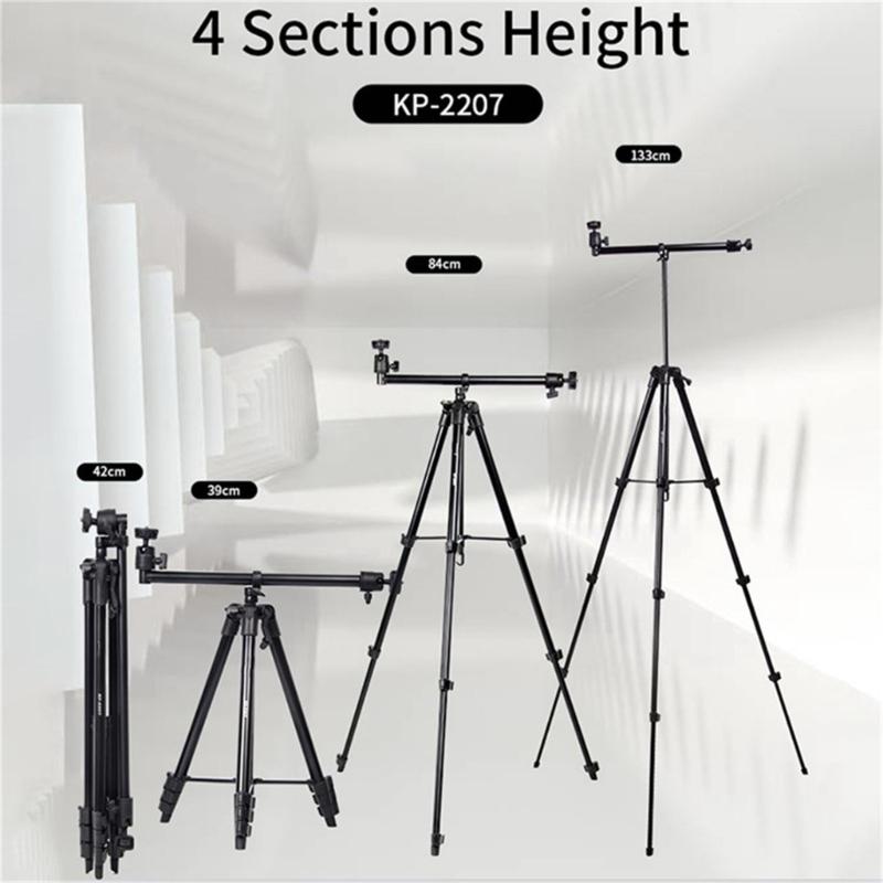 Штатив для телефона 133 см Профессиональный штатив Складная конструкция для видеозаписи Зеркальная камера Регулируемая стойка для фотографии
