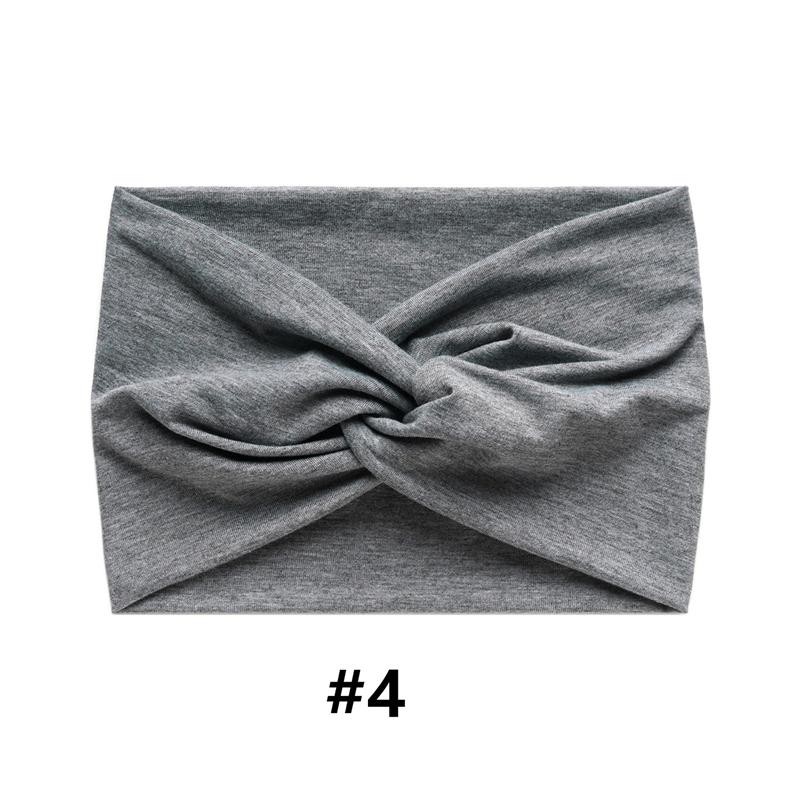 Широкие повязки на голову для женщин Очень большая повязка на голову в виде тюрбана Повязка на голову в стиле бохо Повязка на голову с витым узлом Спортивные эластичные нескользящие повязки на голову для тренировок Аксессуары для больших волос