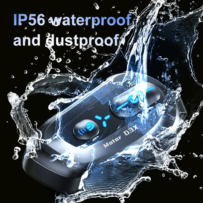 600M Intercom Bluetooth 5.3 EDR гарнитура для шлема с возможностью совместного использования музыки мотоциклетные беспроводные наушники громкая связь помехоустойчивые наушники для 6 мотоциклистов