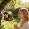 Кормушки для птиц для улицы, водонепроницаемая кормушка, подвесная кормушка для птиц для патио, лужайки, заднего двора, балкона, наблюдения за птицами, парка, крыльца