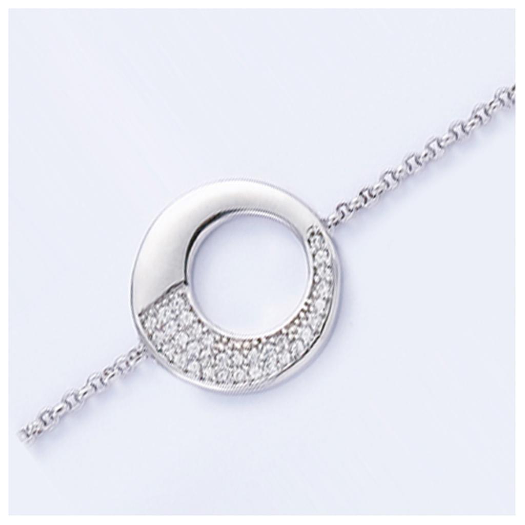 Les Trésors De Lily [J0153] - Silver Bracelet 'Goddess' Silver White (rhodium-plated) - 15 Mm