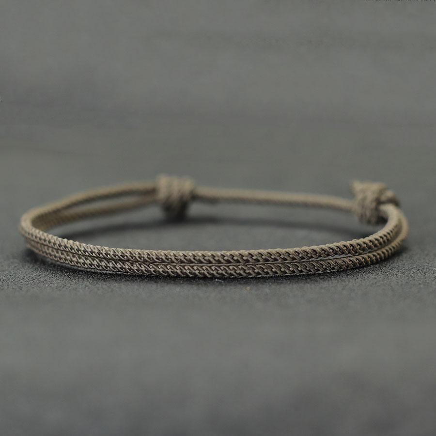 Simple Style String Bracelet Unisex Sliding Adjustable Thin Rope Braslet Couple Braclet Casual Versatile Accessories Pulseria