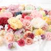 14/21Pcs 5cm Mixed Artificial Flowers Silk Peony Fake Flowers for Home Decor Wedding Decor DIY Craft Flower Wall Accessories