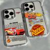 Чехол для телефона Cars L-Lightning M-McQueen для Xiaomi Redmi Note A5 A3 15 14 13 14c 13c 12 11 10 9 Pro Plus 4G 5G Прозрачная крышка
