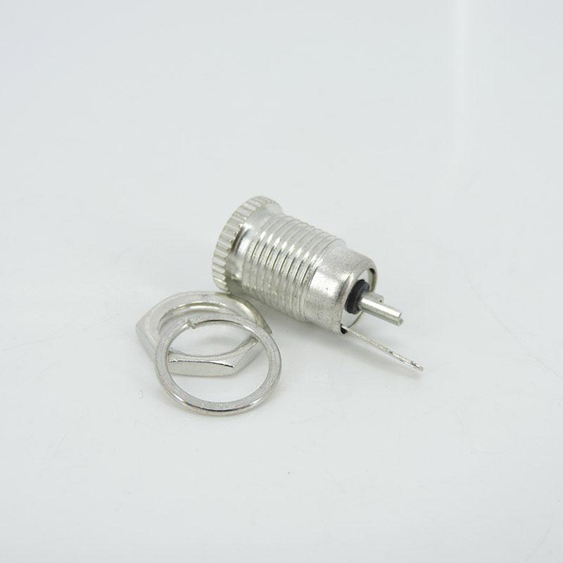 DC099 DC Power Jack Socket Female Panel Mount Connector Metal 5.5 mm x 2.1mm DC-099 Open Hole 11MM 5.5*2.1 5.5*2.5