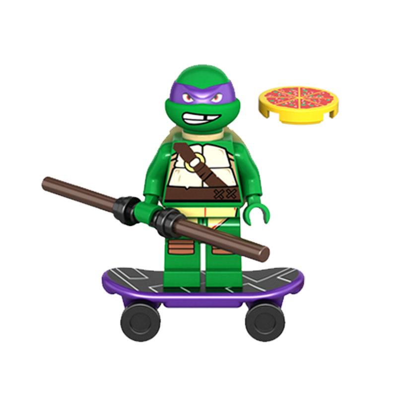 Building Blocks Ninja Turtle Figure, Educational Mini Bricks Playset