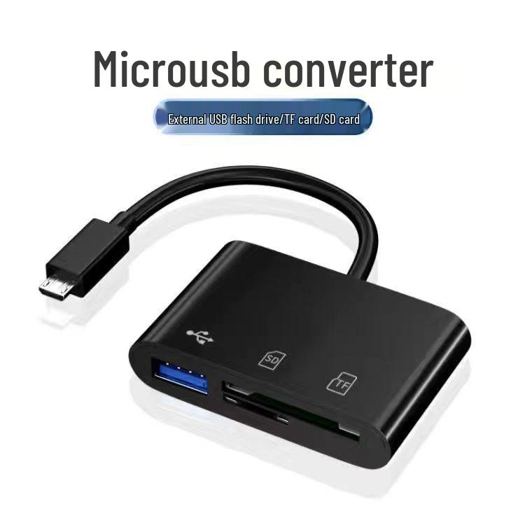 Многофункциональный кардридер USB-C с поддержкой TFSD, камеры и мобильного телефона