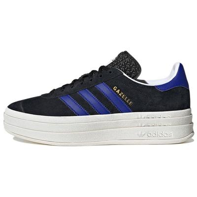 Gazelle Bold Black Lucid Blue Женские кроссовки Core-черный золотисто-металлик HQ4408