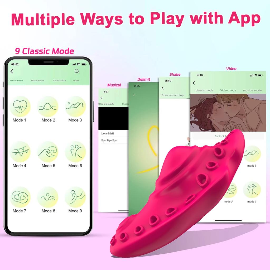 Мини Беспроводной Bluetooth Управление через Приложение G-Точка Вибратор Женский Стимулятор Клитора Носимые Трусики Мастурбатор Взрослые Секс-Игрушки для Женщин