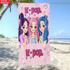 Многофункциональное пляжное полотенце в стиле K-pop girl group, мягкое, приятное для кожи, для пляжа, йоги, ванны, путешествий. Идеальный подарок для друзей, семьи