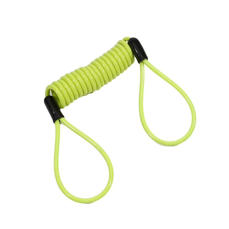 Motorcycle Helmet Reminder Spring Cable Lock Anti-Theft Rope Disc Lock Bicycle Security Theft Protection Travel Wire Rope