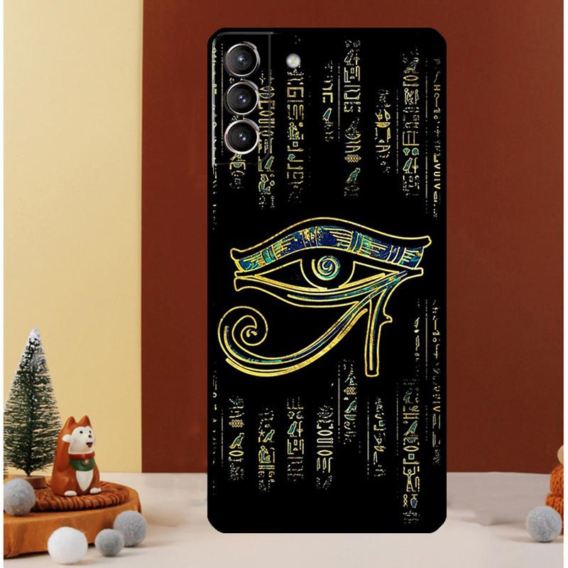 Священный Глаз Гора Египет Фреска Чехол Для Samsung Galaxy S23 Ultra S24 S22 Note 20 Ultra 10 Plus S8 S9 S10 S20 S21 FE Чехол