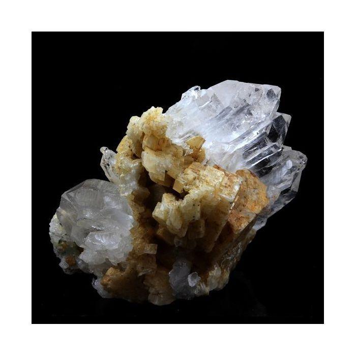 Pierres et Minéraux. Quartz à Ame + Dolomite + Apatite. 347.0 ct. Akka, Tiznit, Souss-Massa, Maroc.