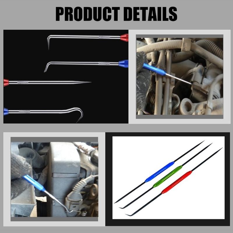 2 шт. Металлический скрайбер Набор съемников сальников и уплотнительных колец Угловой крючок Съемник в форме крючка