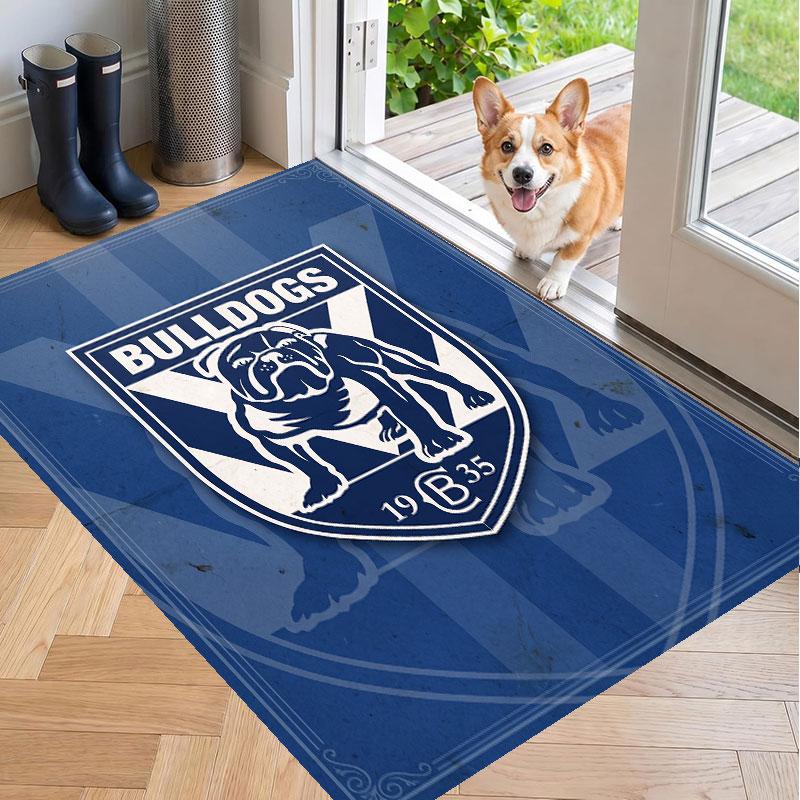 Мягкий напольный ковер с узором Canterbury-Bankstown Bulldogs, ковер для зоны, декоративный коврик для украшения домашней комнаты