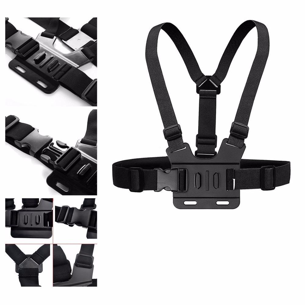 ERIKOLE Phone Holder Chest Strap Mount Belt For GoPro Hero Insta360 R X2 DJI OSMO Go Pro SJCAM EKEN Action Camera Accessories