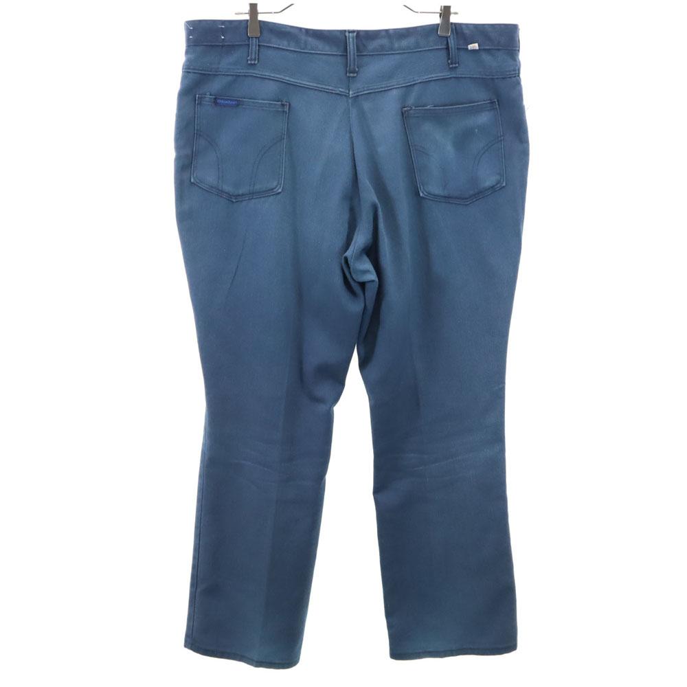 Dickies Винтажные рабочие брюки 80-х годов на молнии Talon w42 Синие Biggs Мужские Б/У