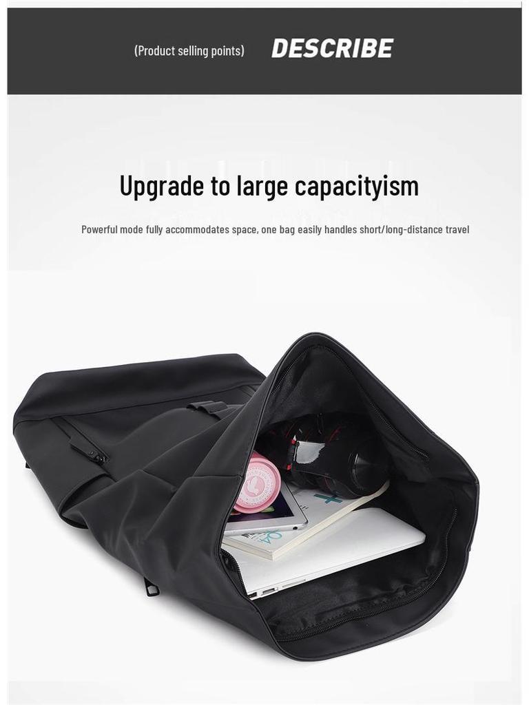 Men's Water-Resistant Large Capacity Laptop Backpack for Work and School