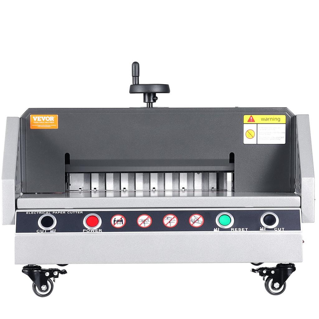 Electric Paper Cutter, 13" /330.2mm Cutting Width, 1.57"/40mm Cutting Thickness, Desktop Paper Cutting Machine with Button Control, Electric Paper