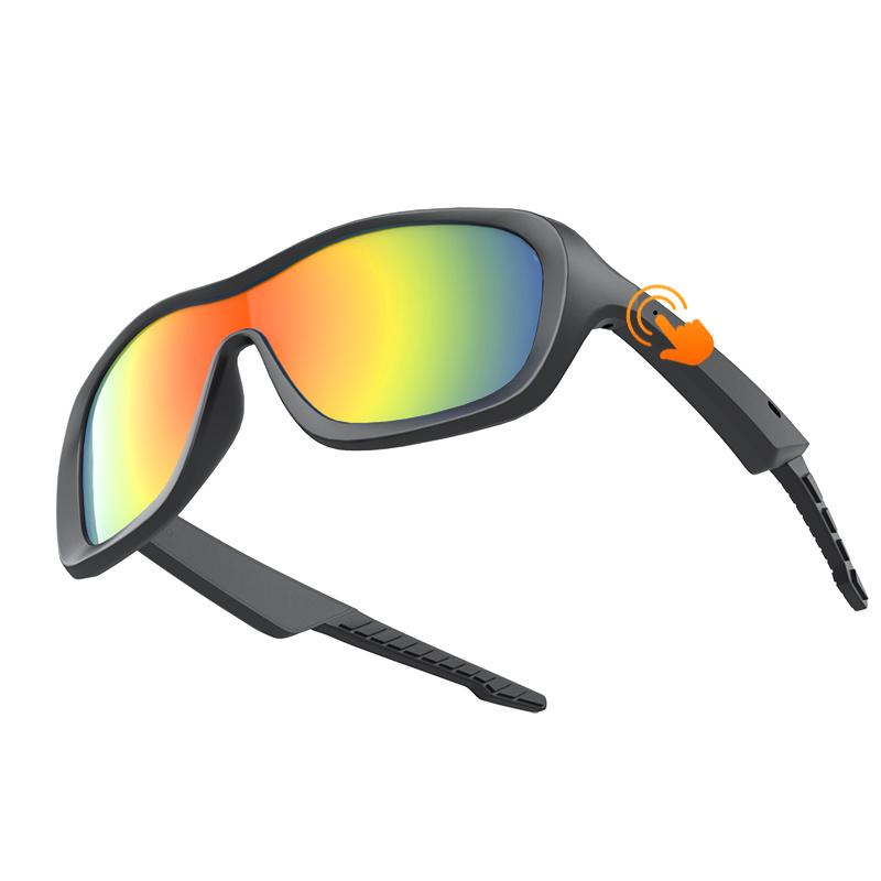 S3 Windproof Snow Sports Smart Audio Glasses, Photochromic UV Protection Anti Glare Touch Control Sunglasses