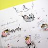 World Craft Moomin Sparkly Flake Gold Stickers, Foil, Too-Ticky MOKFS-106