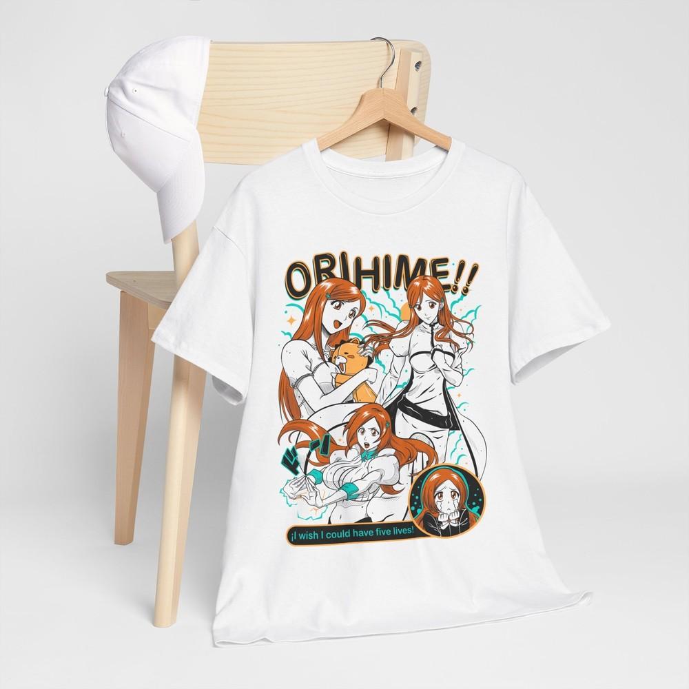 Orihime Inoue TShirt Zaraki Kenpachi Bleach Anime Ichigo Aizen Shirt gift