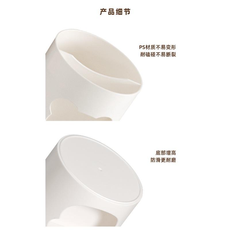 Милый Креативный Медведь Пластиковый Держатель для Ручек Настольный Органайзер для Хранения Для Офиса Студента