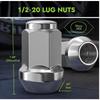 1/2-20 Lug Nuts for Jeep Wrangler 1987-2018 Wrangler JK 2002-2012 Liberty 1993-2010 Grand Cherokee 1996-2014 Ford Mustang Nut