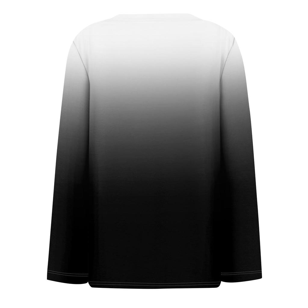 Women's T Shirt Tee Printed Long Sleeve Daily Weekend Fashion Basic V Neck Regular Top