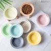 Ceramic UFO Ceramic Cat Bowl Creative Cervical Protect 170ml Pet Slow Food Bowl Round Cat Food Water Bowl Feeding