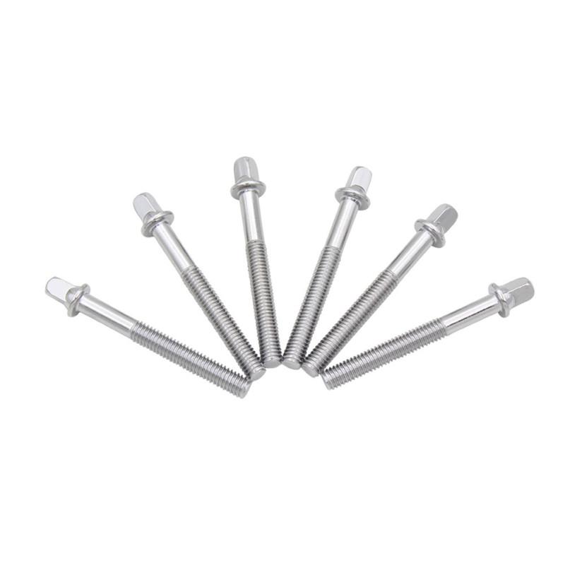 6 Pcs Metal Short Screw Kit Iron Plating Screws Replacement Parts For Snare Drum Musical Instruments