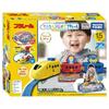 TAKARA TOMY "Plarail Push and Go Easy First Plarail Colorful Tokyu Set" Train Train Toy 1 and a Half Years Old Passes Toy Safety Standards ST Mark Cer