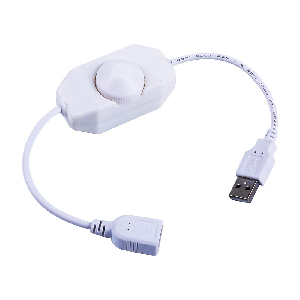 Светодиодная лента USB с сенсорным диммером - 5 В, монохромная