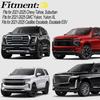 For Chevy GMC Yukon     2024 2025 Car Replacement Rearview Side Mirror Cover Wing Cap Exterior Door Shell Trim