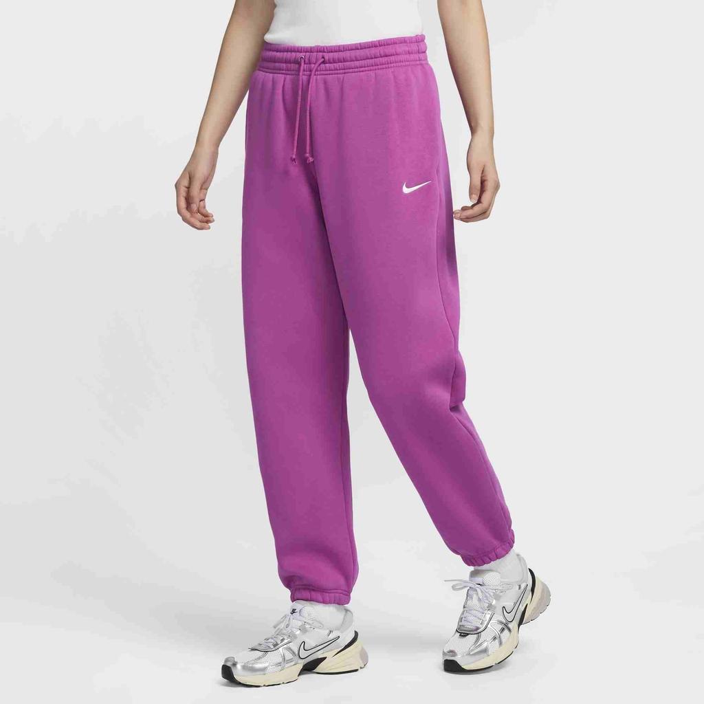 Nike Спортивные штаны Phoenix Fleece, вязаные, женские, цвет горячая фуксия, FZ5997-518